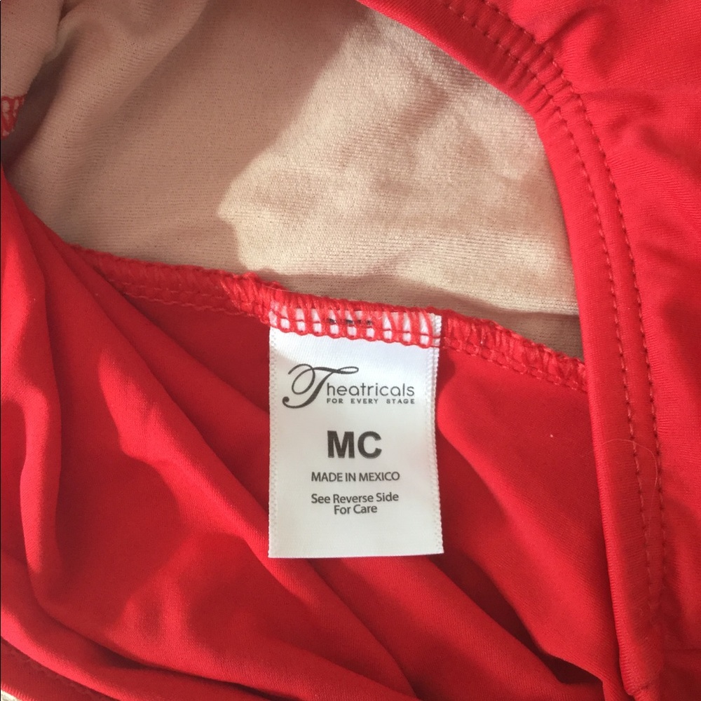 Red leotard - Picture 3 of 6